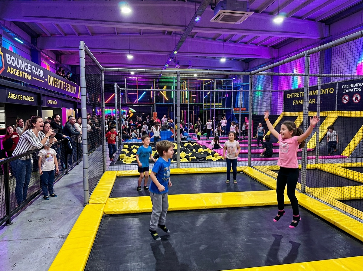 Zona de trampolines